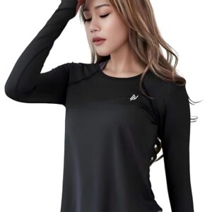 Home Black full sleeve active top